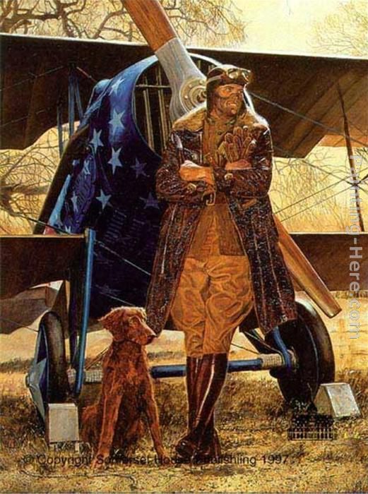 Red White & Blue painting - Unknown Artist Red White & Blue art painting